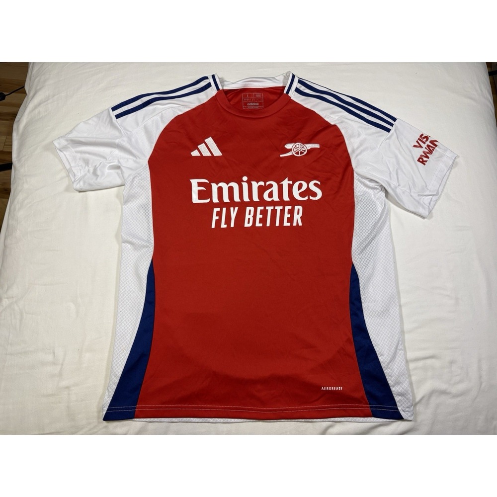 Adidas Arsenal Home Jersey 24/25 Bukayo Saka 7 Soccer Shirt Men's Size Large